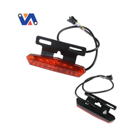 NUEVA IMAGEN Luz trasera de bicicleta Lámpara de advertencia de seguridad LED impermeable para OUXI V8 E bike Scooter