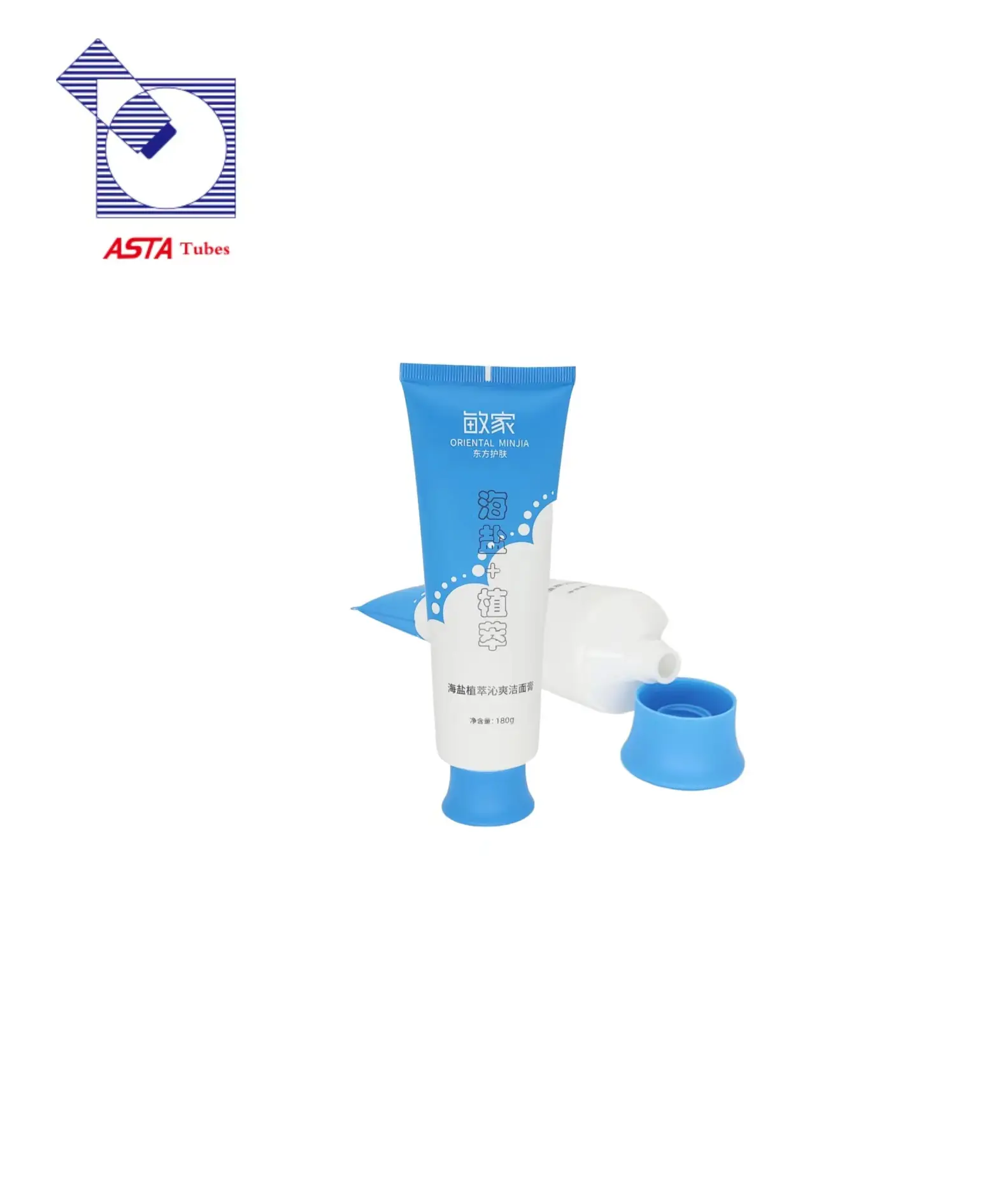 New Design Soft Plastic BB Tube Facial Cleanser Cream Squeeze Container with Screw Cap for Cosmetics Shampoo Face Wash Packaging