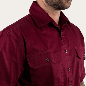 Denim cao phong cách phương Tây mồ hôi ngắn tay áo phong cách phương Tây nút xuống trang phục flannel pearlsnap Nút xuống áo sơ mi phương Tây - Product Image 4