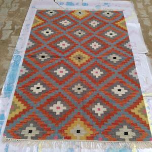High Quality Hand-Knotted Woolen Rug Customizable Size Novelty for Living Room Hotels for Camping Travel Woven for Prayer - Product Image 5