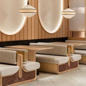 Prix bon marché Fabricant de meubles commerciaux restauration rapide restaurant café restaurant canapé banquette - Product Image 6
