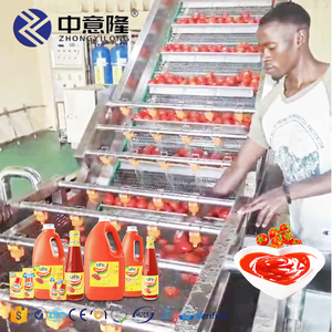 Línea de Producción de Pasta de Frutas con Mezclador y Evaporador Automático para Salsa de Tomate, para Plantas de Procesamiento de Salsas - Product Image 1