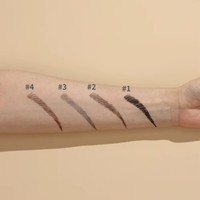 Crayon à sourcils imperméable végétalien de haute qualité nouveauté stylo à sourcils Tube blanc personnalisé marque privée en gros personnalisable