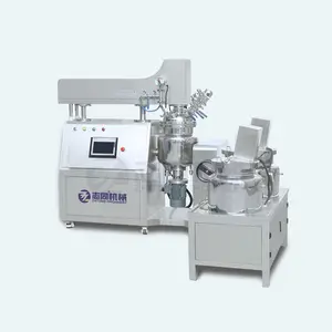 ZT 30L ISO9001 CE Precio de fábrica Laboratorio Pequeño mezclador emulsionante al vacío Licuadora en acero inoxidable, crema cosmética