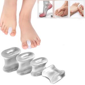 S-King SEBS Gel de silicona Separador de dedos Ortesis Juanete Dedos Espaciador Dispositivo de corrección <span class=keywords><strong>para</strong></span> aliviar el dolor <span class=keywords><strong>para</strong></span> la comodidad del pie - Product Image 4