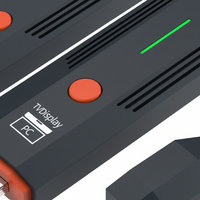 Extensor Inalámbrico para Transmisor y Receptor 5.8G 1080P, Plug and Play, Material ABS, para Dongle de Pantalla, para Pizarra Inteligente de Aula