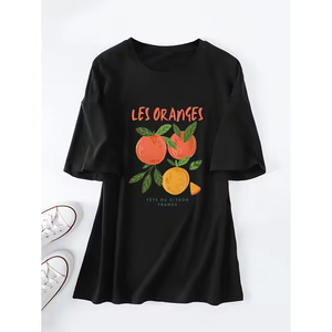 Camiseta de manga corta holgada para mujer, de alta calidad, cómoda, a la moda y con estilo, muy vendida. - Product Image 1