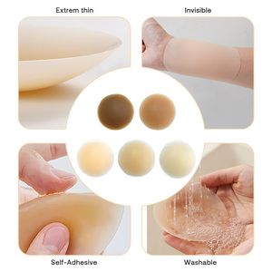 OEM Ultra dünne Silikon Nippel Boob <span class=keywords><strong>Cover</strong></span> Wasserdichte nahtlose selbst klebende BH Pasteten Unterwäsche Zubehör