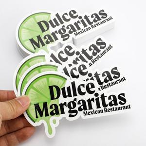 Autocollants en vinyle résistants aux UV, écologiques, durables, découpés sur mesure, imperméables, avec logo en relief UV, étiquettes adhésives en PVC pour entreprise - Product Image 4