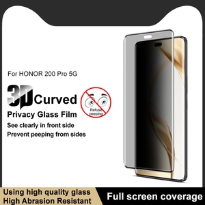 Vente en gros de film de protection pour Honor 200 Pro <span class=keywords><strong>imak</strong></span> 3D Curved HD Film de protection en verre trempé anti-espionnage plein écran - Product Image 3