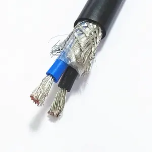 加纳UV耐远程12v无线电单元 (ru) 600v 2 * 8awg灰色夹克屏蔽室外电缆，用于电信设备