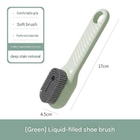 Brosse de nettoyage pour baskets avec distributeur de liquide automatique, brosse de lavage hydraulique pour chaussures et vêtements souples