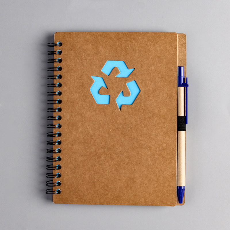 Libro de piel de vaca con logo de ciclo grande JX006