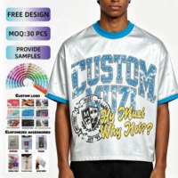 T-shirt Raglan Personnalisé Homme 100% Coton Épais Délavé Style Vintage Imprimé Graphique Coupe Oversize Streetwear Manches Courtes