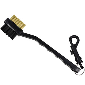 Cepillo de limpieza de Taco de golf de doble cara Cepillo de plástico de lana de cobre para marcar palos de golf y zapatos - Product Image 4