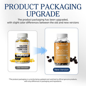 OEM 120 Capsule di Calcio, Magnesio, Zinco e Vitamina <span class=keywords><strong>D3</strong></span>, Nutrienti Essenziali per Ossa e Denti Forti - Product Image 3