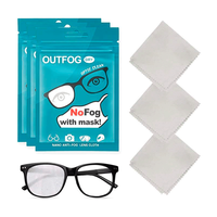 Chiffon Anti-buée sec, Nano tissu Anti-brouillard pour lunettes de moto, casque, lunettes de caméra, avec masques, pièces