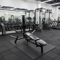 Machine de presse pectorale horizontale réglable à charge de plaques, haute qualité, pour entraînement en salle de sport