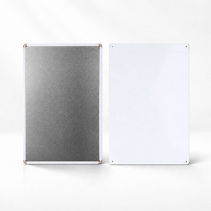 Op maat gemaakte blikken sublimatie blanks reclamebord met schroefgaten voor hittetransferdruk, geschikt voor hotels, kantoren en openbare ruimtes. - Product Image 6