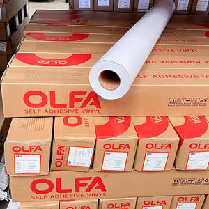 Étiquette autocollante vinyle adhésif Film adhésif amovible 140g - Product Image 1