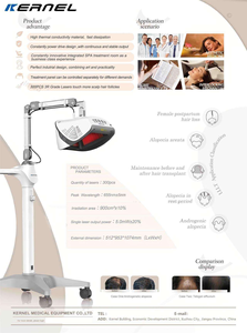 Laser terapi rambut rontok inframerah, peralatan perawatan rambut rontok, Laser terapi tingkat rendah cahaya 650nm 2025 - Product Image 5