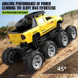 SJY-Q166 8WD 2.4G 4CH Armored Climbing RC All-terrain Off-road Vehicle Toy <b>Remote</b> <b>Control</b> Car Stunt Drift Car Pickup <b>Truck</b> - Product Image 6