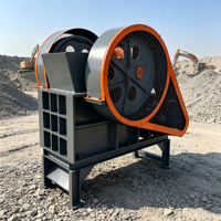 Concasseur à mâchoires mobile RongHe, moteur AC, pour le concassage de pierres dures, de minerai et d'acier, capacité 3-10t/h, facile à utiliser