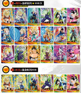 Cartes de collection <span class=keywords><strong>Dragon</strong></span> <span class=keywords><strong>Ball</strong></span> <span class=keywords><strong>Z</strong></span> avec image de stars, <span class=keywords><strong>Goku</strong></span>, Vegeta, Bulma, Gohan, cartes à jouer numérotées, jouet pour enfants |   Cadeau de Noël - Product Image 6