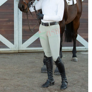 Latest Designer Comfortable <b>Nylon</b> Equestrian Yoga Pants for Women Custom Logo Sublimation Breathable Mesh Sports Riding Horse - Product Image 6