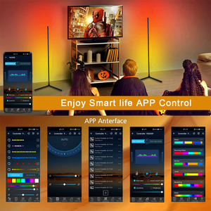 Nhà thông minh LED đầy màu sắc góc Đèn sàn USB5V App không dây điều khiển từ xa RGB điền vào ánh sáng cho phòng ngủ phòng khách - Product Image 5