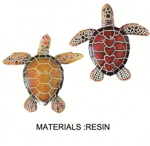 Tortuga Marina en el Océano, Muebles de Estilo Oceánico para Exhibición o Imán - Product Image 3