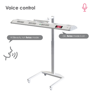 BIOMOL OEM alta potência luz vermelha Therapi lâmpada voz controle luz terapia cama Led infravermelho vermelho luz terapia painel com suporte - Product Image 3