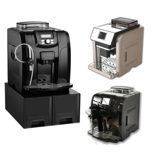 Nouvelle arrivée, <span class=keywords><strong>machine</strong></span> à café à cappuccino entièrement automatique <span class=keywords><strong>rouge</strong></span> pour la maison et le bureau, pompe ULKA 19 bars, double chaudière, Italie - Product Image 2