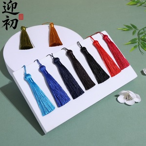 Bienvenido al comienzo: Borla decorativa de poliéster de 8 cm estilo corte, accesorio de joyería para marcapáginas - Product Image 5