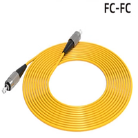 FC to FC Single Mode Simplex Fiber Optic Patch Cord Jumper Cable for FTTH and 5G Telecommunication Networks