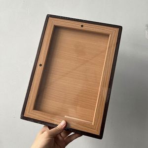 กรอบรูปไม้ธรรมชาติขนาด A4 สำหรับตกแต่งบ้านและสำนักงาน - Product Image 2
