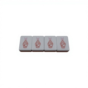 Juego de Mahjong Americano de 166 Fichas, 4 Capas, Acrílico, Lujoso, Mini, de Viaje, con Soportes y Empujadores Integrados - Product Image 1