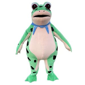 Fantasia de Natal de Pelúcia Unissex para Adultos com Material EVA e Acessório de Capacete - Mascote Sapo Solitário para Uso em Festas - Product Image 2