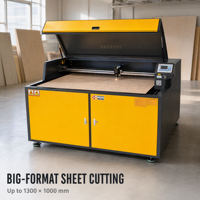 Machine de gravure laser CO2 avec axe rotatif à 360° pour grandes pièces cylindriques, colonnes en bois, contreplaqué, CNC industriel