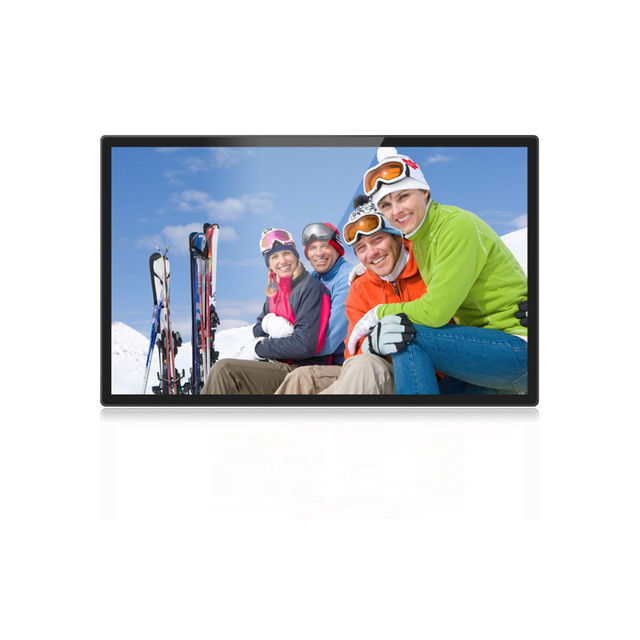 27 Inch Advertising Display Digital Signage 1920x1080 LCD Screen Video Player Multimedia Photo Frame MP3 Support Commercial