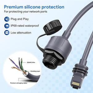 <span class=keywords><strong>Cable</strong></span> Acoplador RJ45 Impermeable IP68 <span class=keywords><strong>para</strong></span> Starlink Gen <span class=keywords><strong>3</strong></span> - Adaptador Ethernet <span class=keywords><strong>para</strong></span> Exteriores <span class=keywords><strong>de</strong></span> 0.5M con Sello <span class=keywords><strong>de</strong></span> Silicona - Product Image 3