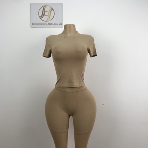 Женская весенняя одежда для фитнеса с коротким рукавом - Product Image 3