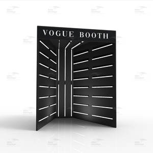 2019 नई आगमन पोर्टेबल एल्यूमीनियम हरी स्क्रीन संलग्नक फोटो वोग बूथ के साथ आरजीबी रोशनी का नेतृत्व किया - Product Image 5