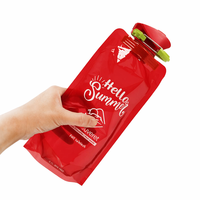 Pochettes souples à bec verseur aseptiques en plastique CPP pour emballage de liquides (vin, jus, soda) – Logo personnalisé, tailles sur mesure, impression offset