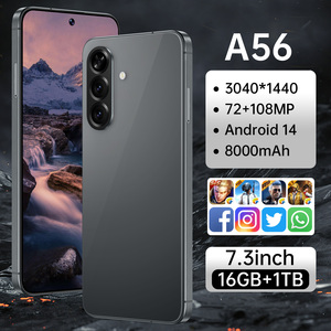 Toàn Cầu Màn Hình Cảm Ứng Vân Tay Mở Khóa Nhanh Chóng Sạc 7.3Inch 5G A56 Điện Thoại Với Dual Sim Thẻ - Product Image 2