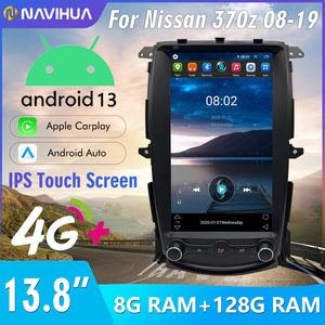 Radio con Pantalla Táctil Estilo Tesla Navihua, Reproductor Multimedia, Unidad Principal de Radio, Reproductor Multimedia para Automóvil, para Nissan 370Z 2008-2019 - Product Image 2