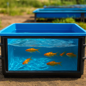 ถังเลี้ยงปลาคาร์ฟ ปลาทอง ไฟเบอร์กลาส FRP สำหรับกลางแจ้ง บ่อเลี้ยงปลาเพาะพันธุ์ สำหรับการเพาะเลี้ยงสัตว์น้ำและกุ้ง - Product Image 5