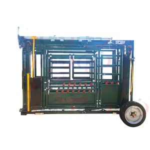 Cattle Crush/Cattle handling equipment used heavy duty cattle chute squeeze chute with weighing scale