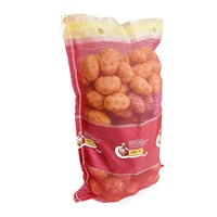 Groothandel 50*80cm 60L Op Maat Gemaakte Kleur Gerecycled PP Leno Mesh Zak Trekkoord Fabrieksdirect Ui Aardappel Brandhout Ademend