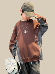 Vêtements pour adolescents automne nouveau décontracté moyen grand <span class=keywords><strong>sweat</strong></span> pour enfants garçons Cool beau pull à <span class=keywords><strong>la</strong></span> <span class=keywords><strong>mode</strong></span> ample pour l'âge 7-12 - Product Image 5